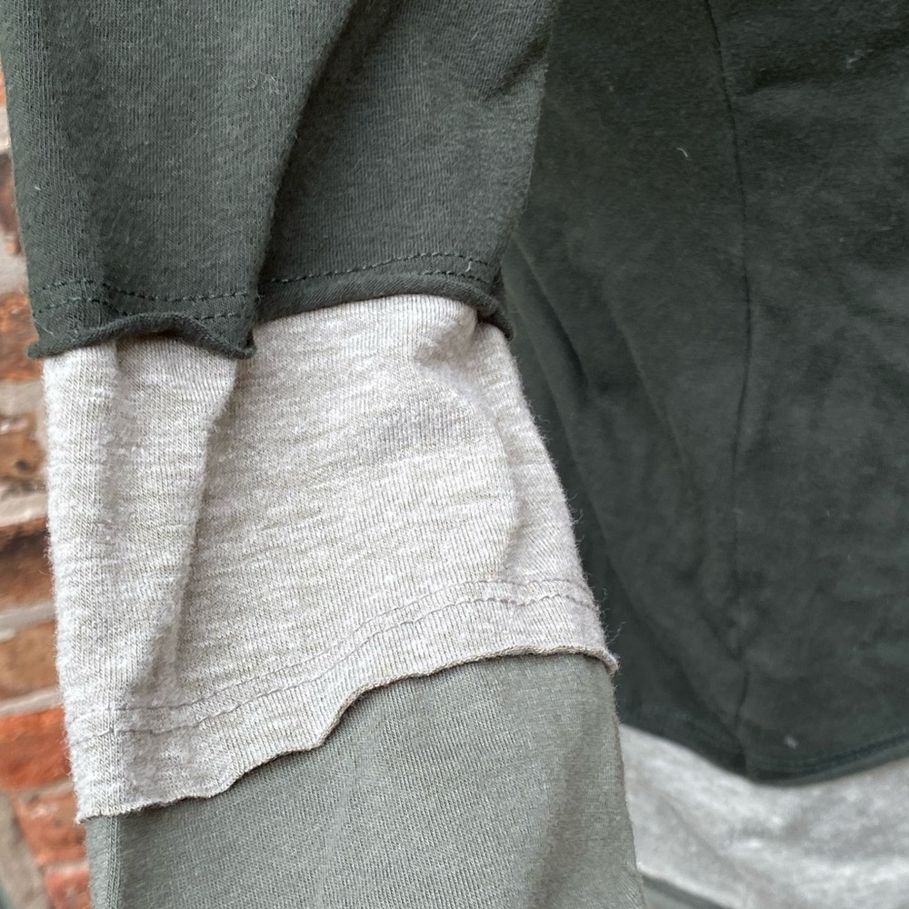 Super soft hipster 3-layer cotton tee built in one top - Picture 2 of 5